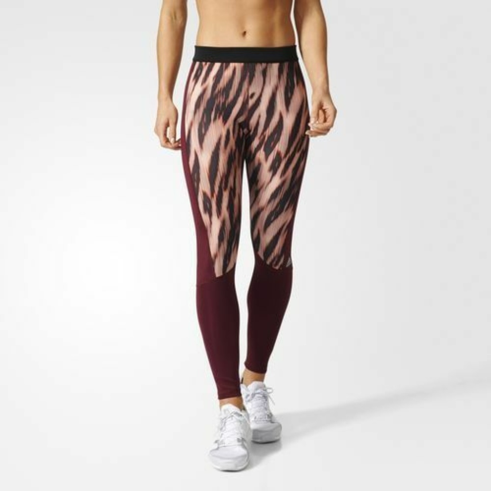 ADIDAS Women's Techfit Tights BK2958 Energy Maroon